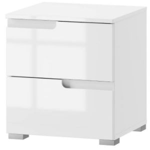 Obrazek Szafka nocna 32 Selene biały mat/ biały połysk