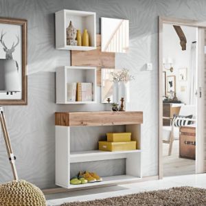 Obrazek Garderoba Easy IV wotan/biały