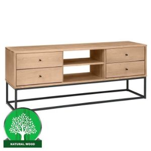 Obrazek Szafka RTV Logan sosna bejca dąb 