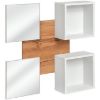 Obrazek Półka+Lustro Easy TYP07 wotan/biały 