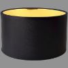 Obrazek Abażur Walec 9284 Czarno-złoty D40 Lp