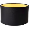Obrazek Abażur Walec 9284 Czarno-złoty D40 Lp