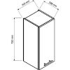 Obrazek Szafka Kuchenna Natalia W30 PL Biały Połysk