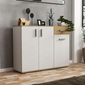 Obrazek Komoda Justus 07 White/Oak Artisan