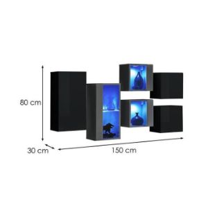 Obrazek Komoda Switch SB IV czarny/grafit