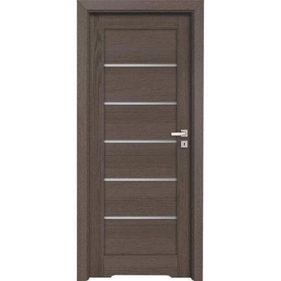 Obrazek Drzwi wewnętrzne Donato 4 80L antracyt B637 / WC + podcięcie