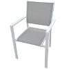Obrazek Krzesło Arizona Aluminium szaro-białe
