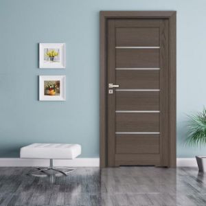 Obrazek Drzwi wewnętrzne Donato 4 80P antracyt B637 / WC + podcięcie