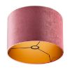 Obrazek Abażur welur 9302 różowy D38