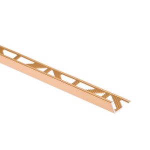 Obrazek Profil narożny L aluminiowy anodowany gold 10/250