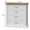 Obrazek Komoda 4s Tara f4/ta white/pacific walnut