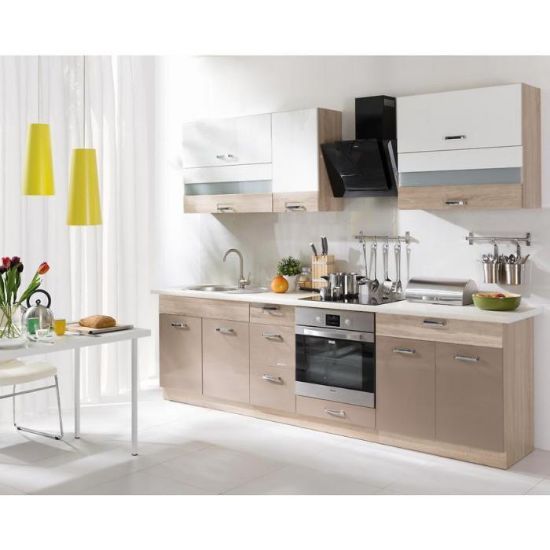 Obrazek Kuchnia Premio 270 zestaw A sonoma/biały/cappuccino połysk