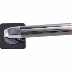 Obrazek Klamka rozetowa Tempo nikiel/czarny