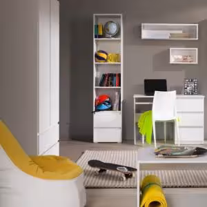 Obrazek Komoda Cosmo C06 4 szuflady 2 drzwi biały