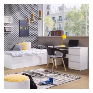 Obrazek Komoda Cosmo C06 4 szuflady 2 drzwi biały