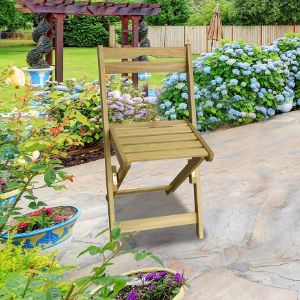 Obrazek Krzesło ogrodowe drewniane składane