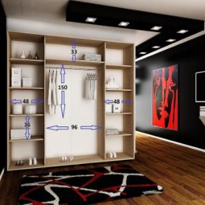 Obrazek Szafa Amo 200 jesion ciemny