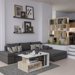 Obrazek Regał Darco 4P dąb sonoma