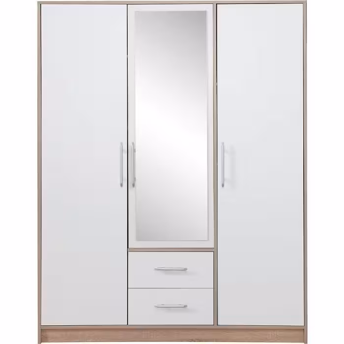 Szafa Smart SRl2 150 cm dąb sonoma/biały