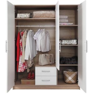 Obrazek Szafa Smart SRl2 150 cm dąb sonoma/biały