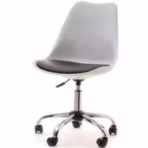 Obrazek Fotel obrotowy Milano biało-czarny