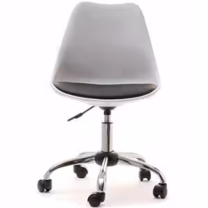 Obrazek Fotel obrotowy Milano biało-czarny