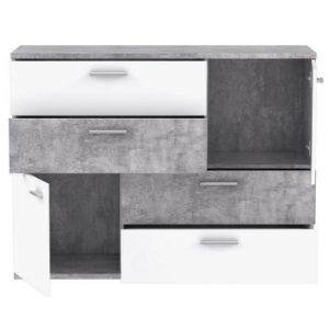 Obrazek Komoda Skive Beton Jasny/Biały