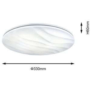 Obrazek Plafon Wave EK76714 15W 4000K PL1