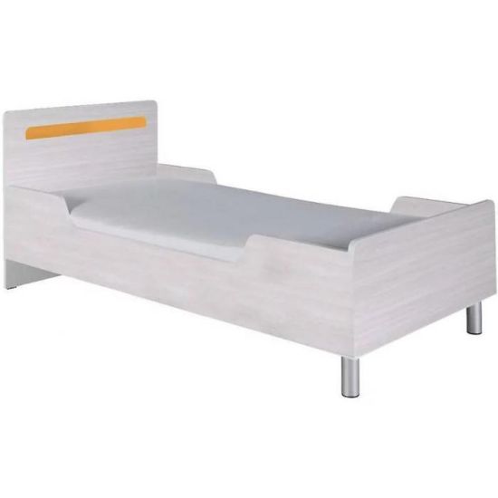 Obrazek Nemo 12 Łóżko 90 jesion werona/pomarańczowy połysk