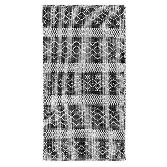 Obrazek Dywan bawełniany Chindi 0.8/1.5 Cr-1271 black/white