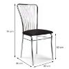Obrazek Krzesło Neron CHR V-04 czarny