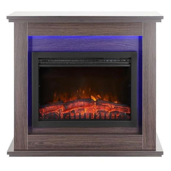 Obrazek Kominek Elektryczny Wolnostojący CLOE Wenge 2000W