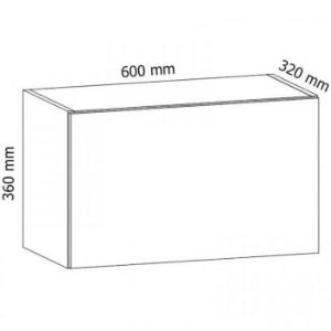 Obrazek Szafka kuchenna Gardena G60KN grey