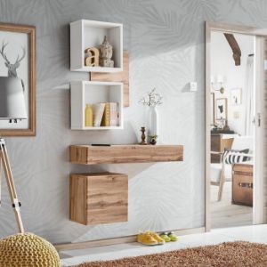 Obrazek Garderoba Easy III wotan/biały