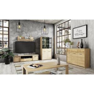 Obrazek Komoda M8 Mediolan Deska natural hikora