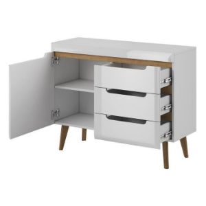 Obrazek Komoda NORDI NKSZ107 biały