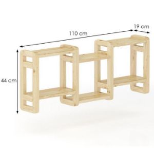 Obrazek Półka Sosna PK103-110x44x19 surowy