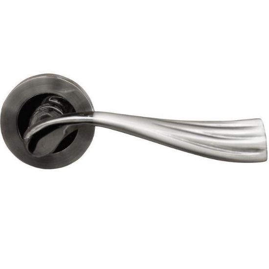 Obrazek Klamka Nida ROZ OKR E3 czarny/matowy