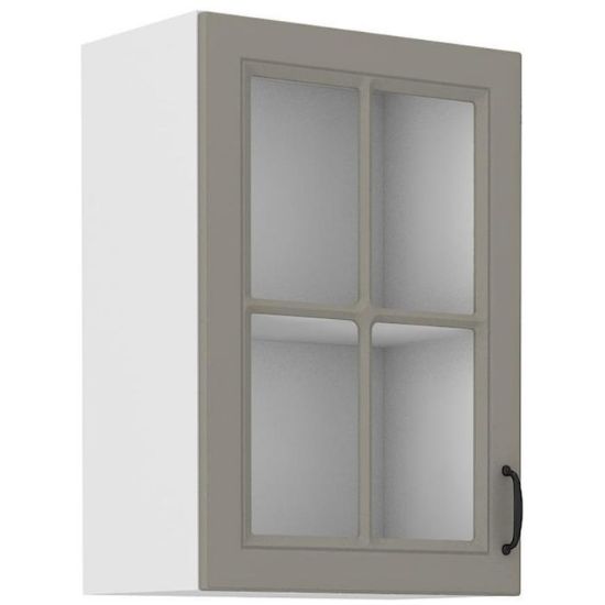 Obrazek Szafka kuchenna Stilo claygrey/biały 40gs/72 1f