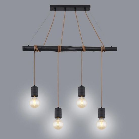 Obrazek Lampa 54030-4HA Czarna LW4