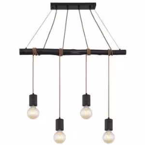 Obrazek Lampa 54030-4HA Czarna LW4