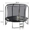 Obrazek Trampolina Comfort z drabinką 305cm czarna 