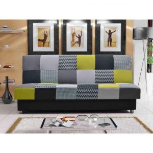 Obrazek Wersalka Zigzak mix żółty