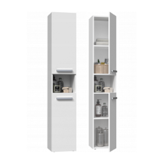 Obrazek Słupek łazienkowy Luiza biały