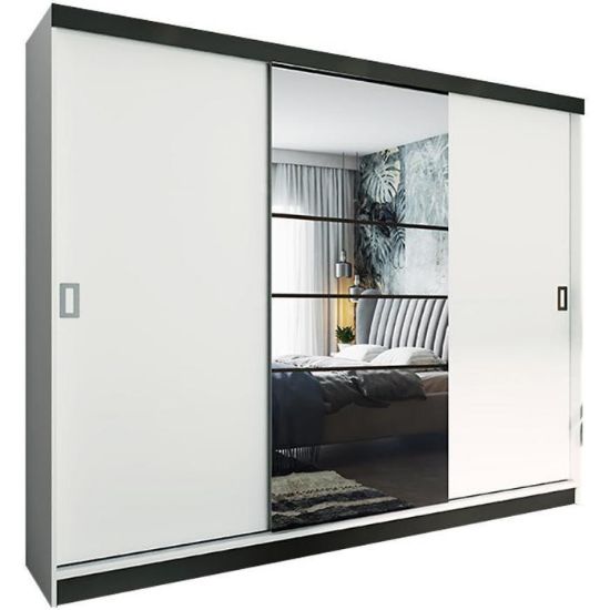 Obrazek Szafa Retro 200 6L biała/ front biały