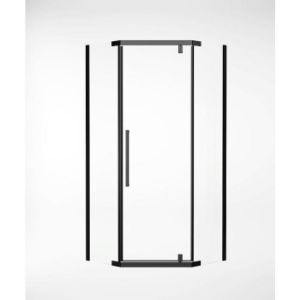 Obrazek Kabina prysznicowa pięciokątna Toto czarny profil