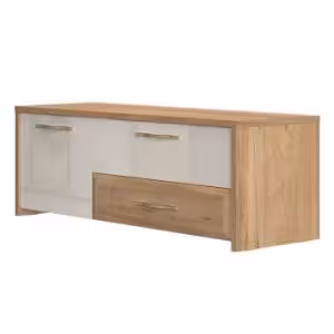 Obrazek Szafka RTV Gala TV135-1K2F/GL pacific walnut/beige