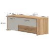 Obrazek Szafka RTV Gala TV135-1K2F/GL pacific walnut/beige