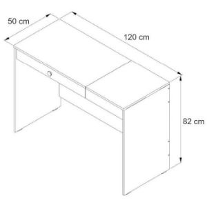 Obrazek Biurko Nero 10 120 – Szary Mat