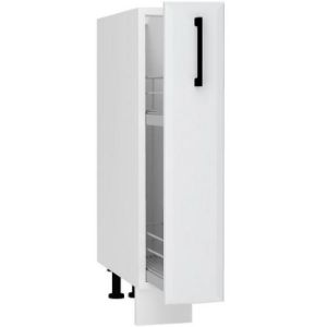 Obrazek Szafka Kuchenna Irma D15 Cargo + Kosz Jasny Szary Mat